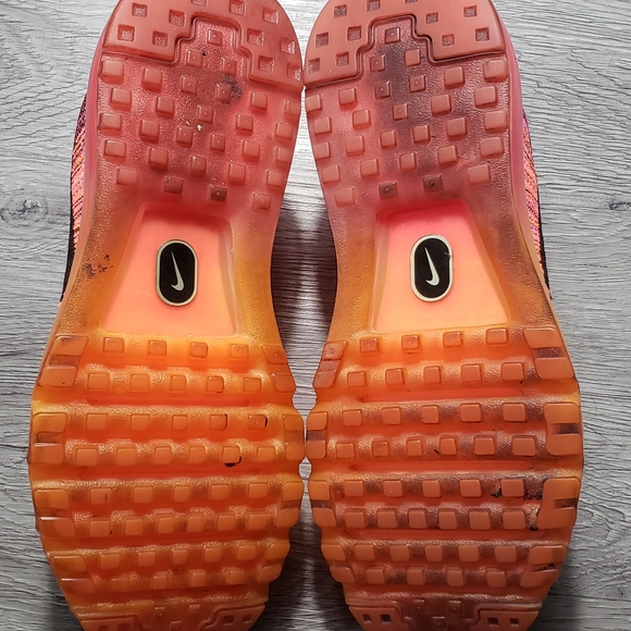 Nike Flyknit Max Total Sunset/Pink Womens Sz 8.5 - Picture 6 of 7